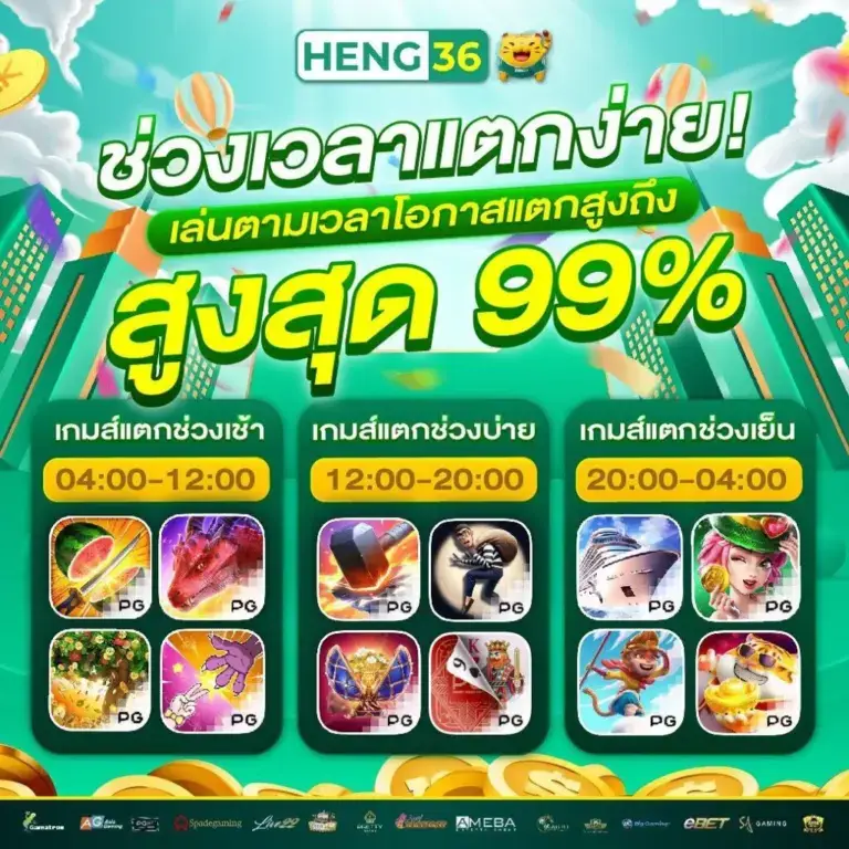 HENG36 ระบบ AUTO รวดเร็ว ปลอดภัย 100%